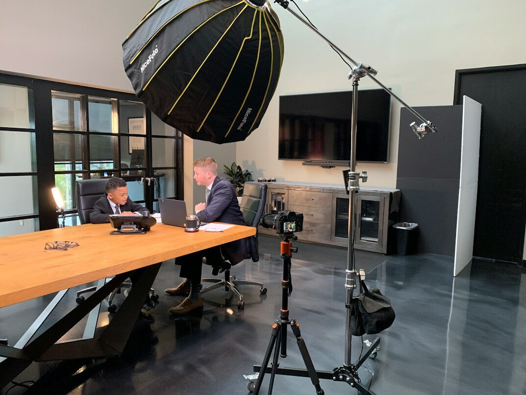 modern german tv studio