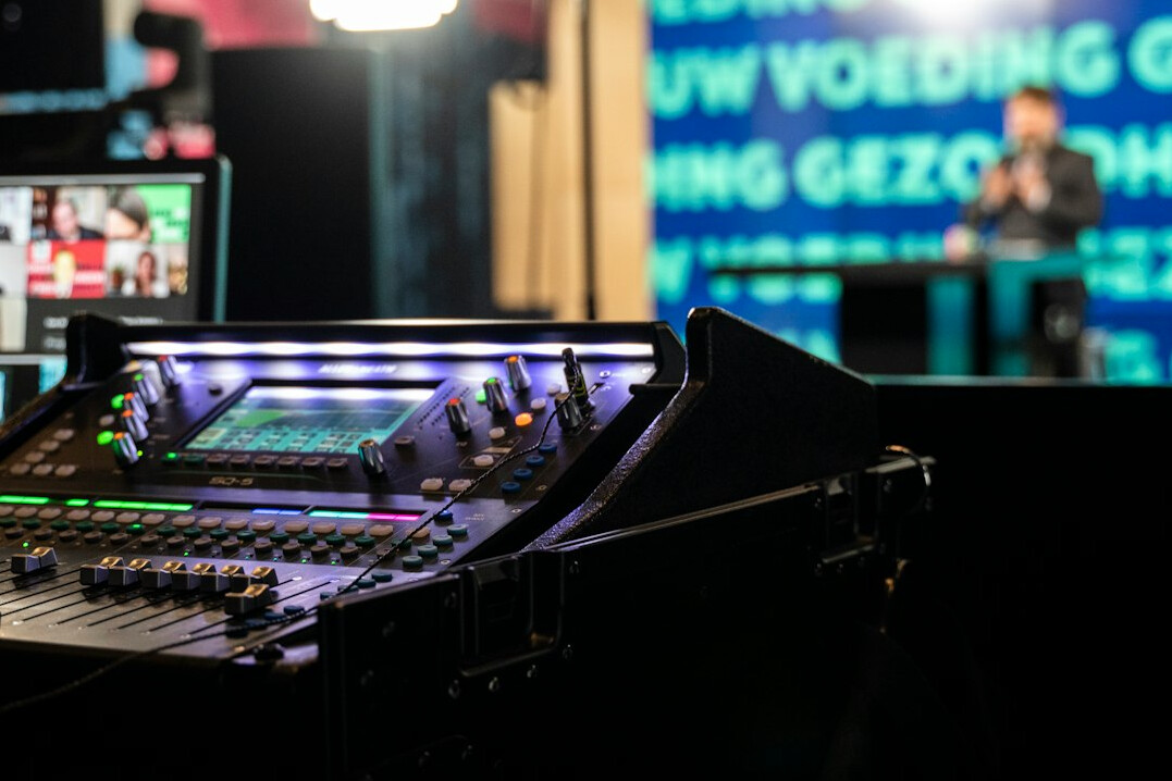 modern german tv studio
