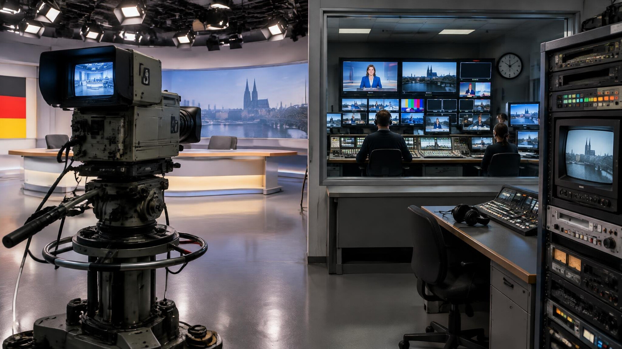 german tv studio setup